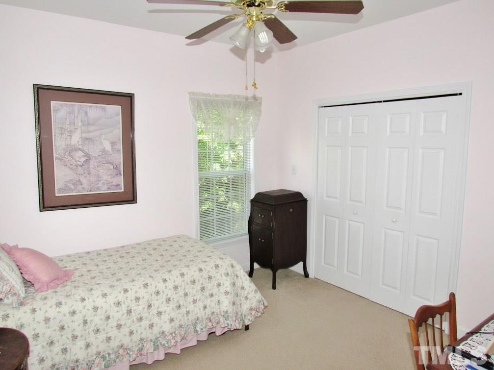 4720 Treadstone Court Raleigh, NC 27616 - Photo 16 of 25 The 3rd bedroom offers and generous sized closet and is conveniently located next door to the hall bath.