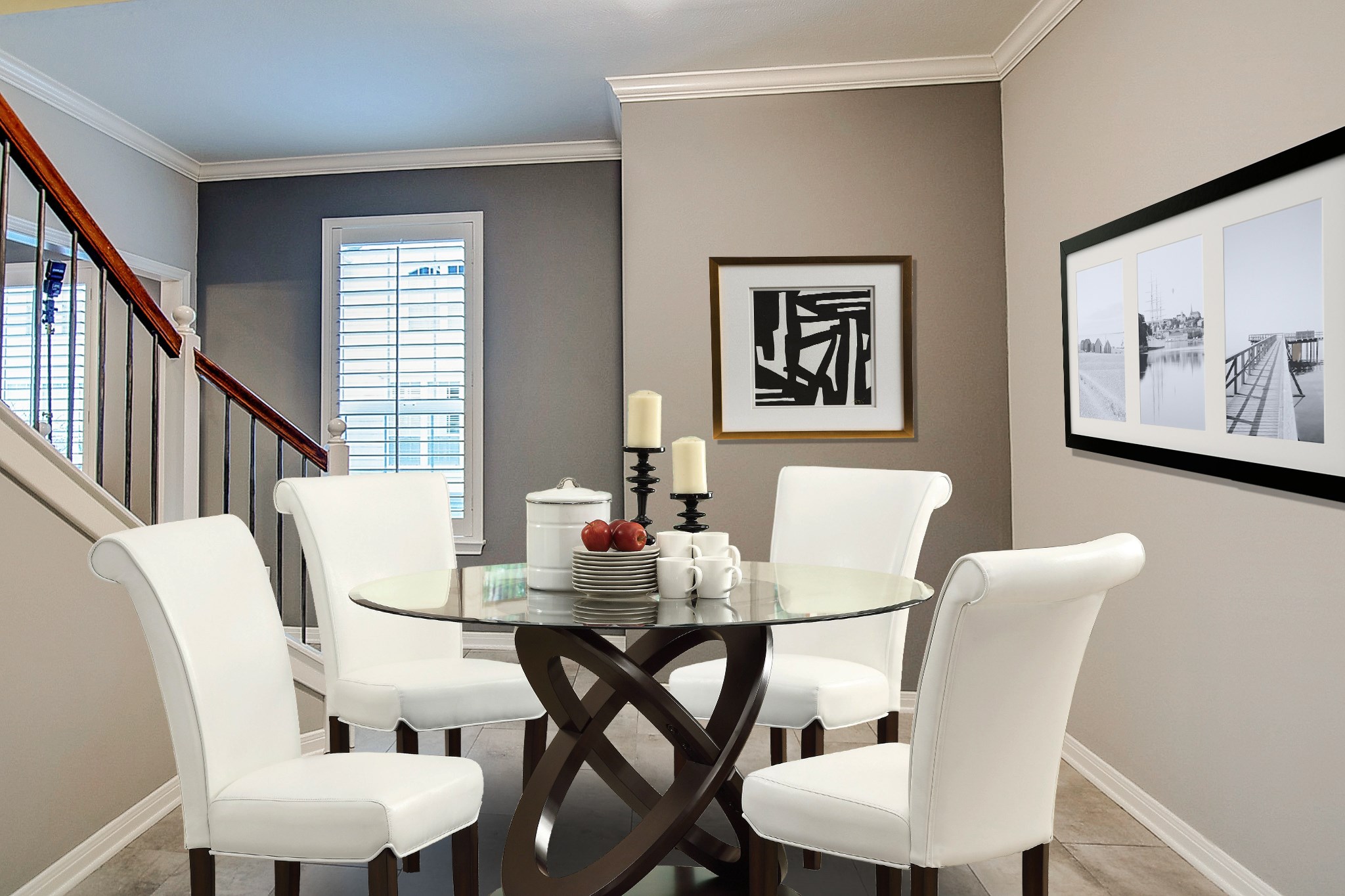 1408 West Webster Street Houston, TX 77019 - Photo 18 of 46 a view of a dining room with furniture and wooden floor