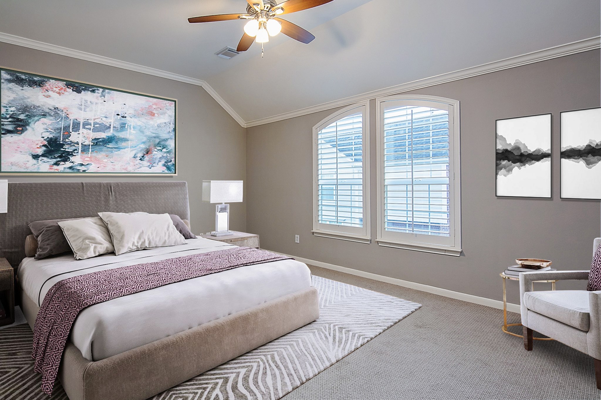 1408 West Webster Street Houston, TX 77019 - Photo 21 of 46 a bedroom with a bed and a window