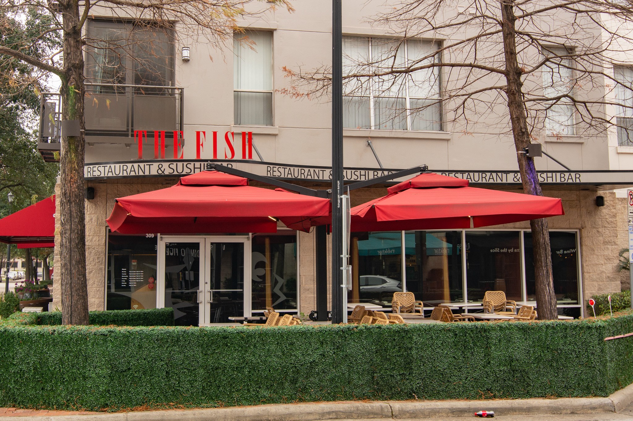 1408 West Webster Street Houston, TX 77019 - Photo 44 of 46 a view of a building with sitting area and garden