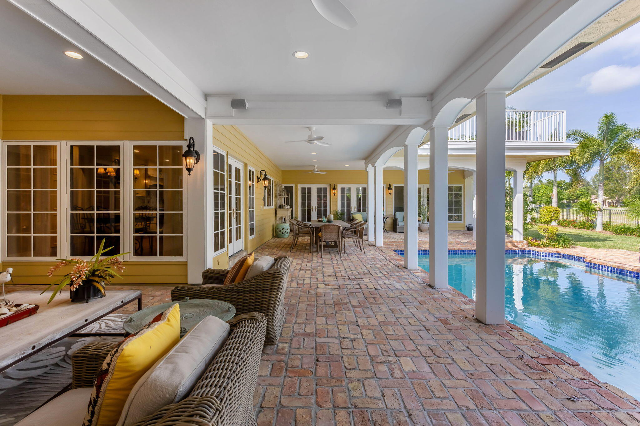 2883 Banyan Blvd Circle Northwest Boca Raton, FL 33431 - Photo 11 of 80 Large covered patio and open pool area