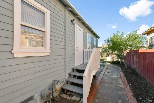 a view of outdoor space and deck