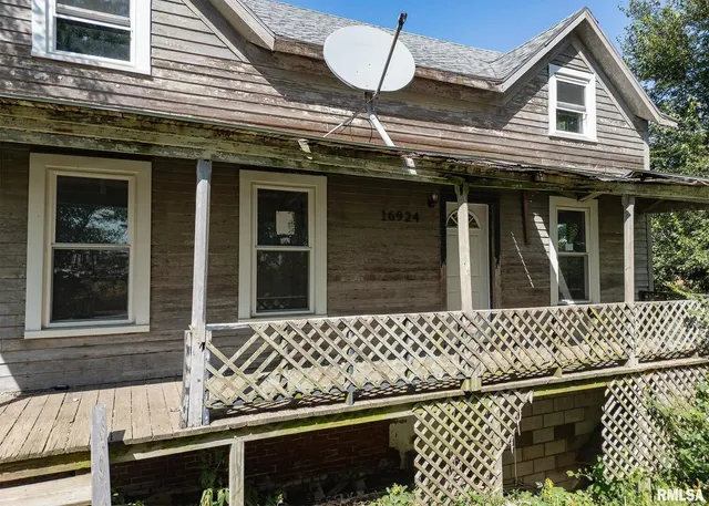 a view of a house with a window
