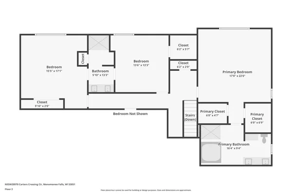$989,900 | N55W20970 Carters Crossing Circle, Menomonee Falls, WI 53051