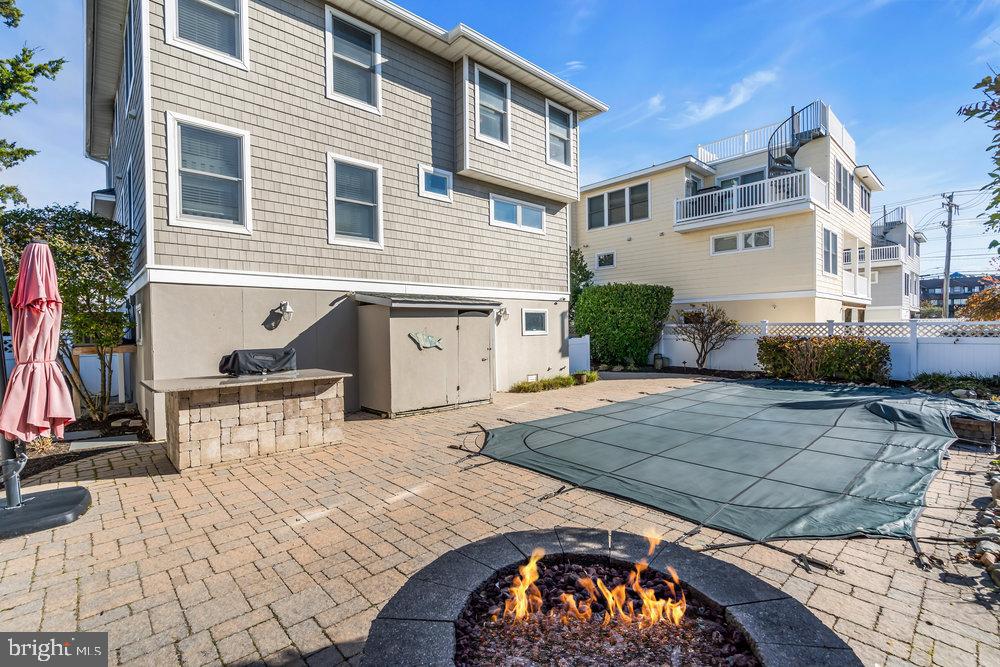 108 West 10th Street Ship Bottom, NJ 08008 - Photo 44 of 47 Charming backyard with grill and outdoor shower