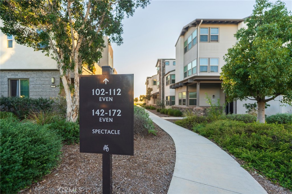 102 Spectacle Irvine, CA 92618 - Photo 34 of 40 a sign on the side of a building