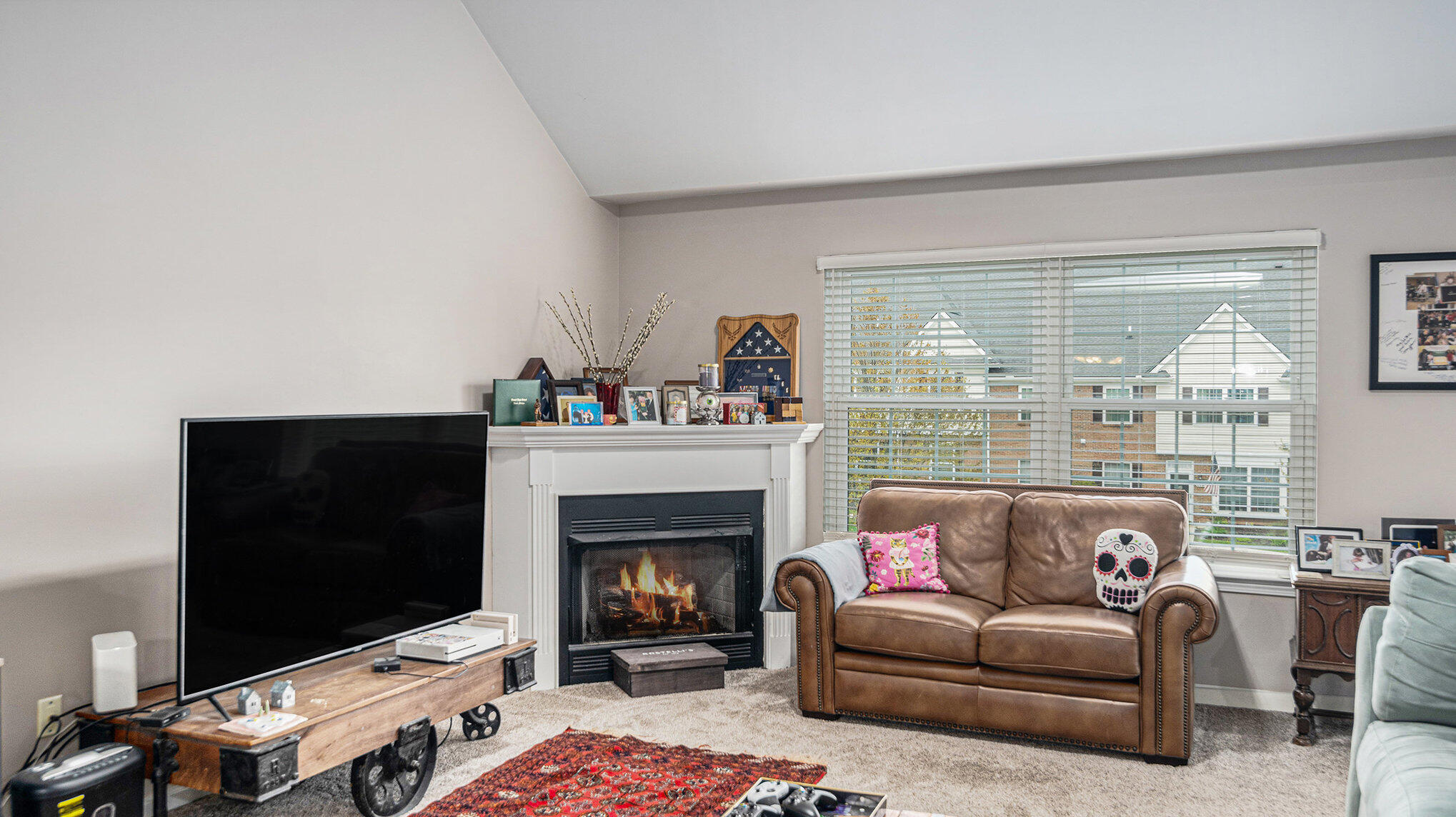 1102 Rial Lake Drive Howell, MI 48843 - Photo 10 of 24 Living Room & Gas Fireplace