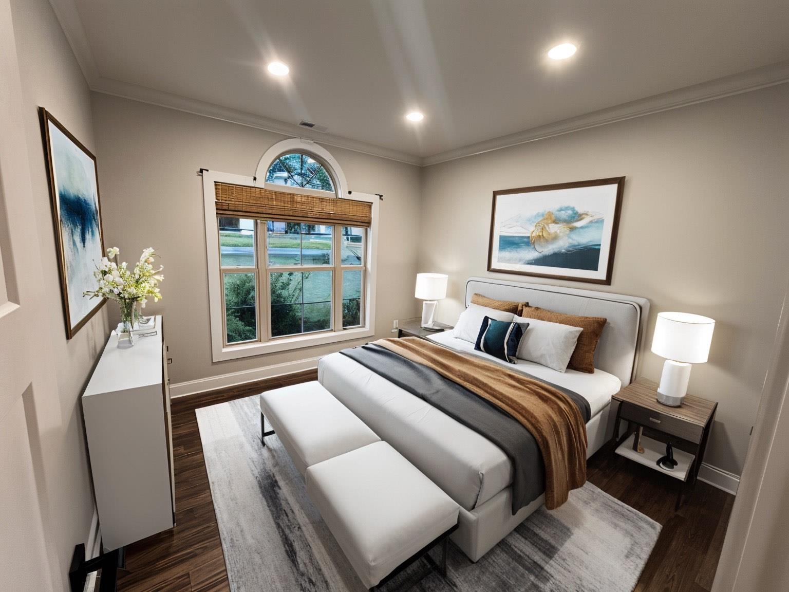 110 RB Drive Savannah, TN 38372 - Photo 12 of 18 a bed sitting in a bedroom next to a window