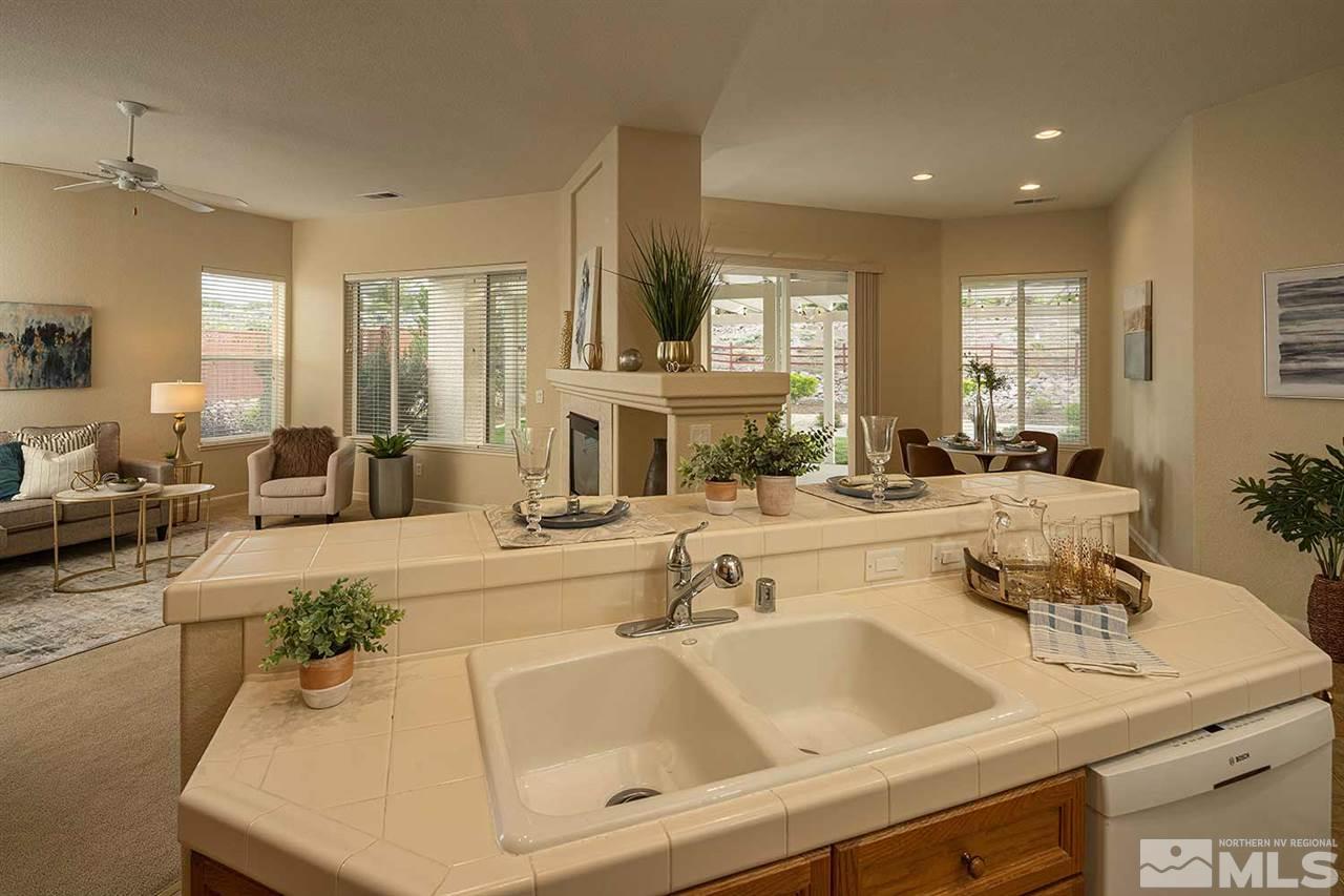 2201 South Tesuque Road Reno, NV 89511 - Photo 9 of 40 a view of a living room and kitchen