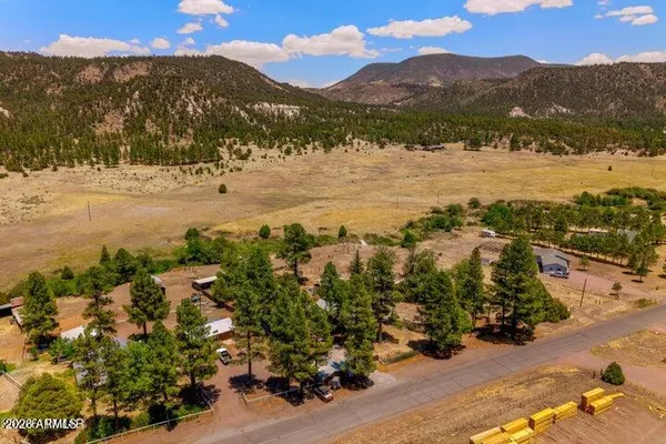 a view of lake with mountain