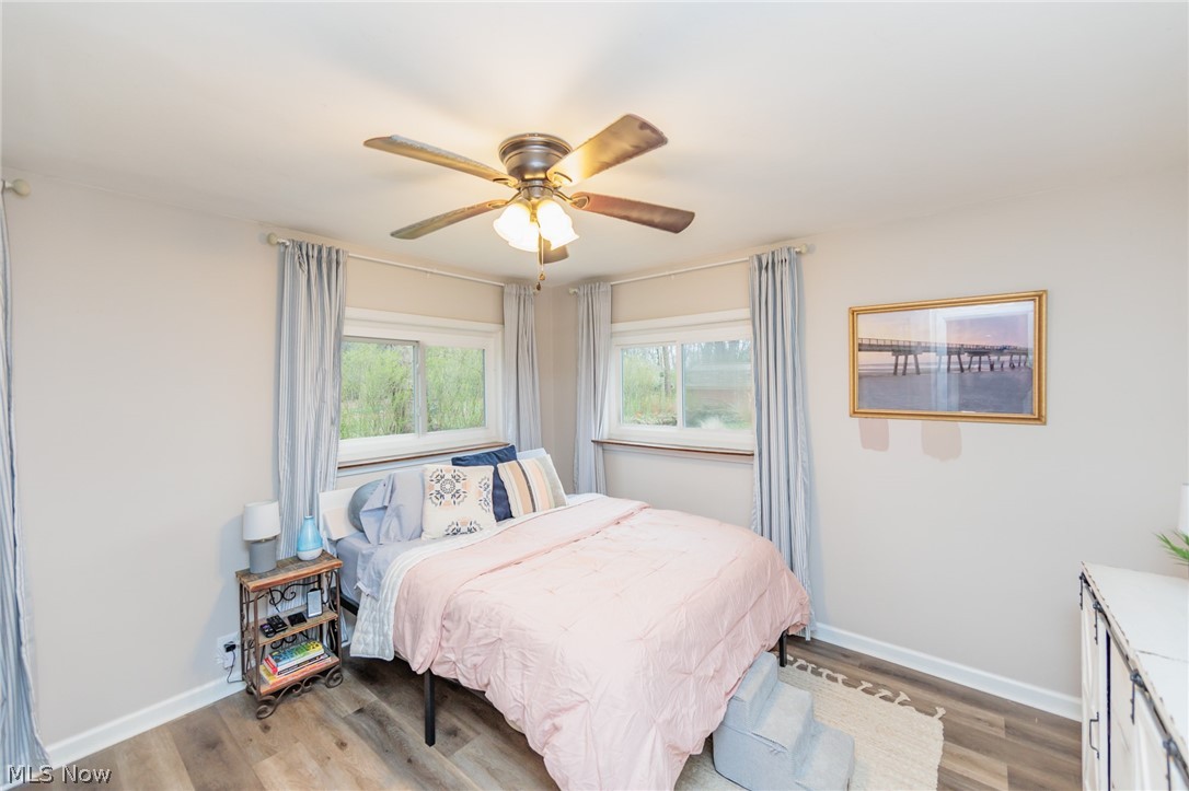 490 Trebisky Road Cleveland, OH 44143 - Photo 32 of 49 Bedroom with ceiling fan and light wood-type flooring