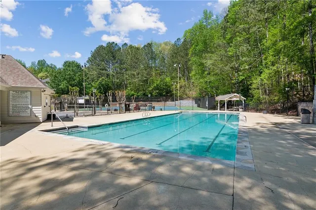 a view of a basketball court