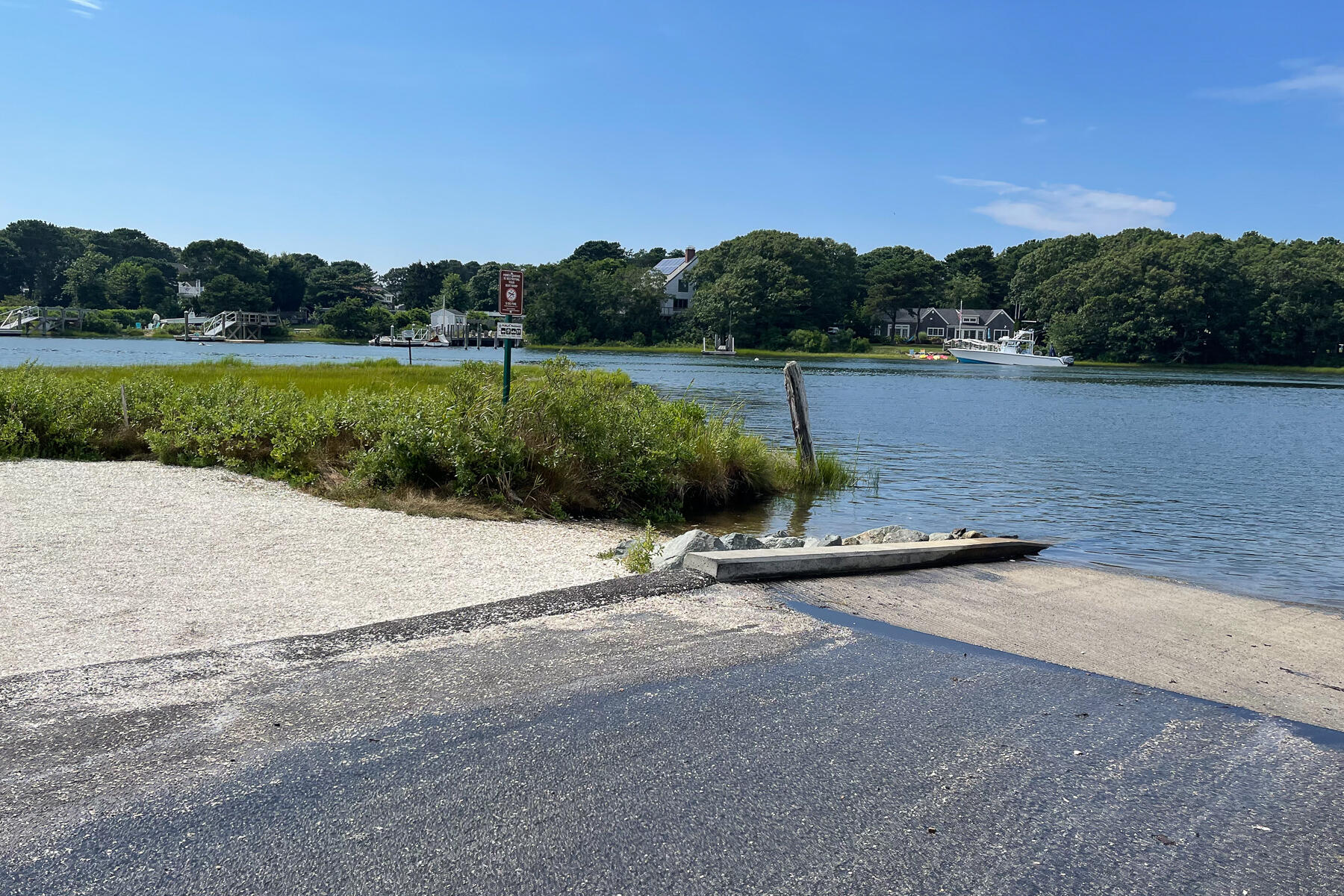 15 Nehoiden Road Mashpee, MA 02649 - Photo 36 of 40 a view of a lake with a yard and lake view
