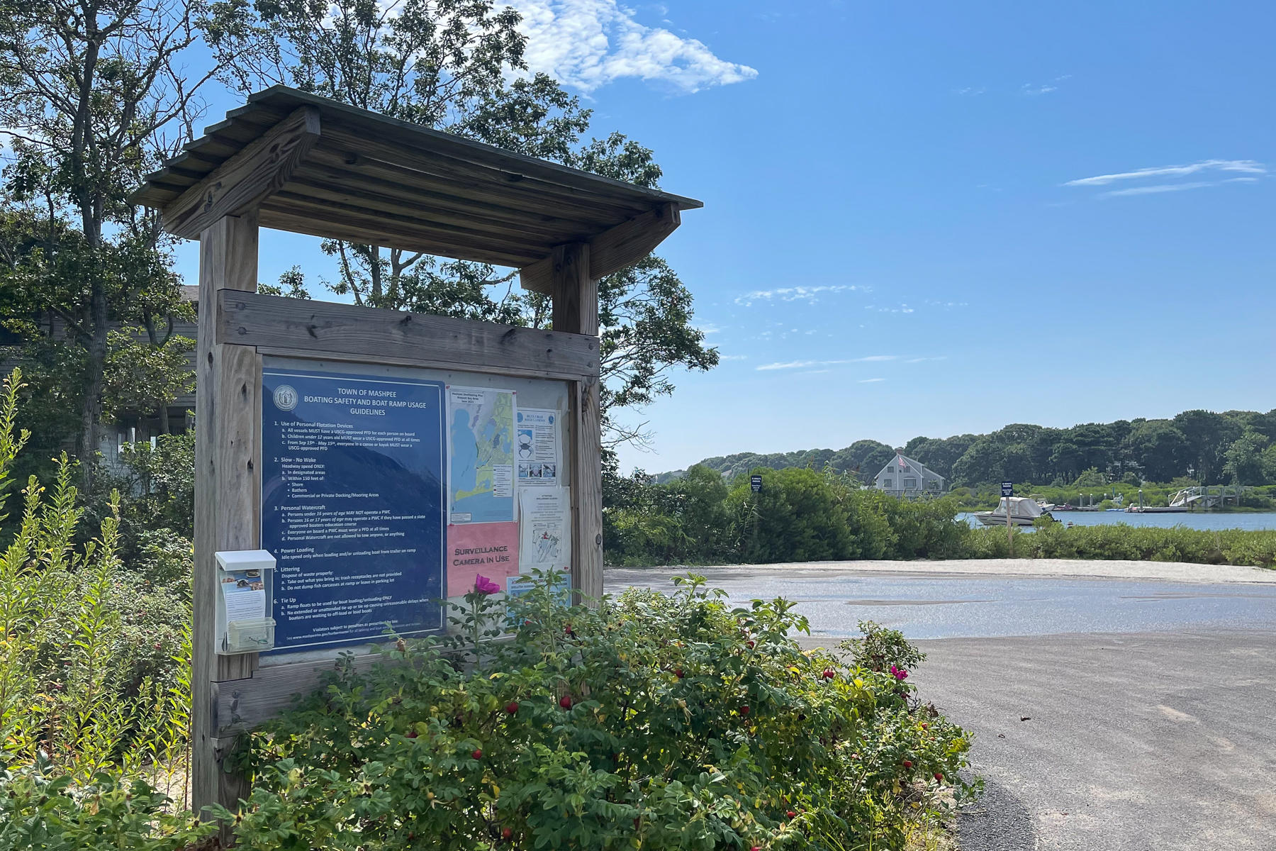 15 Nehoiden Road Mashpee, MA 02649 - Photo 37 of 40 a view of a pathway of a yard