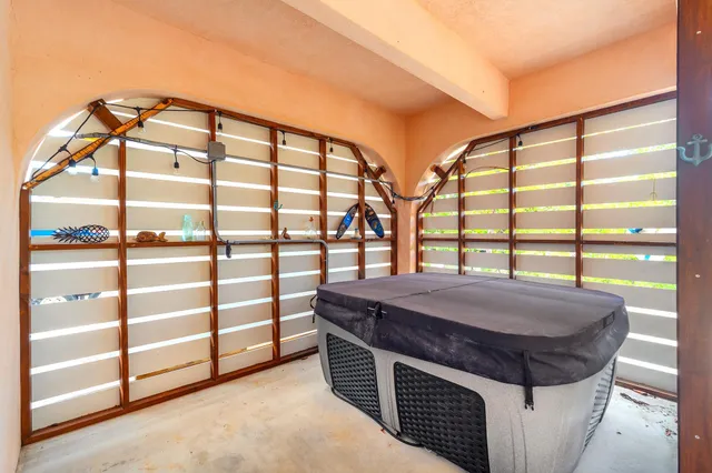 a very nice looking room with a large window