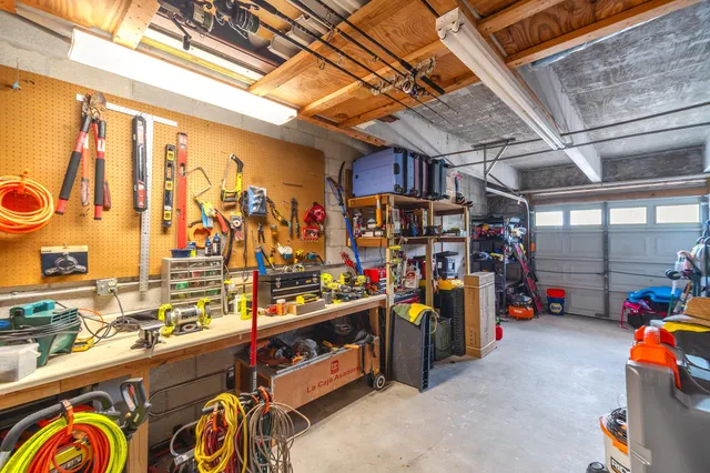 a view of storage and utility room