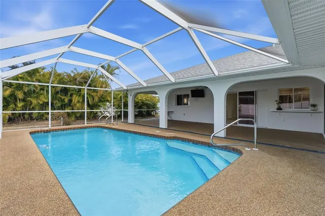 a view of a indoor swimming pool