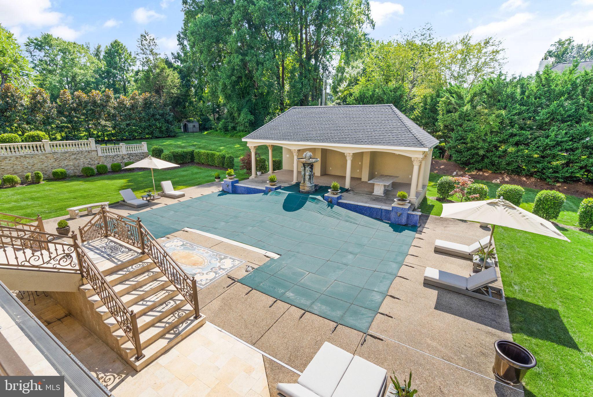 938 Peacock Station Road McLean, VA 22102 - Photo 48 of 50 Pool w Cover (closed for season)