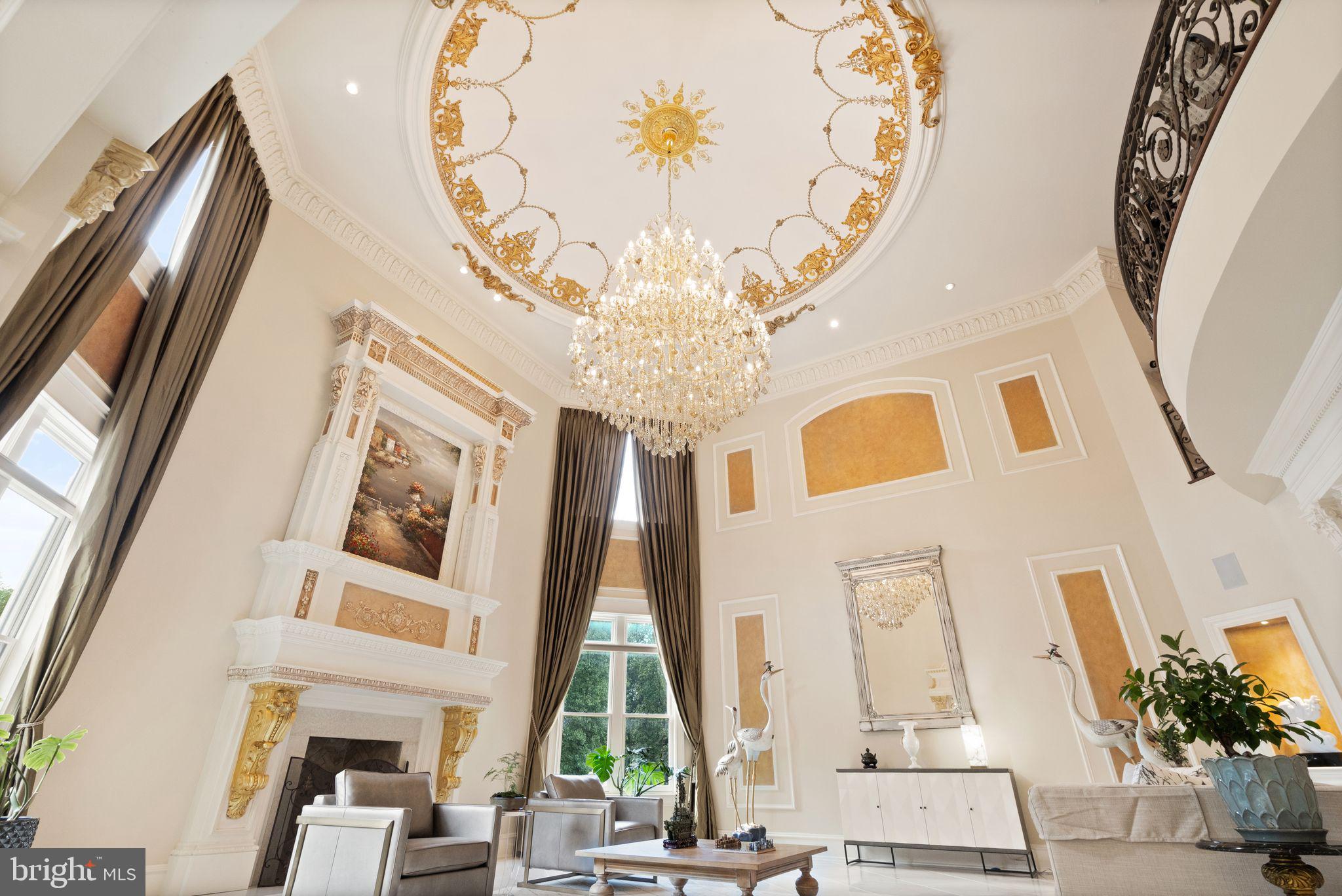 938 Peacock Station Road McLean, VA 22102 - Photo 10 of 50 Soaring Great Room Domed Ceiling