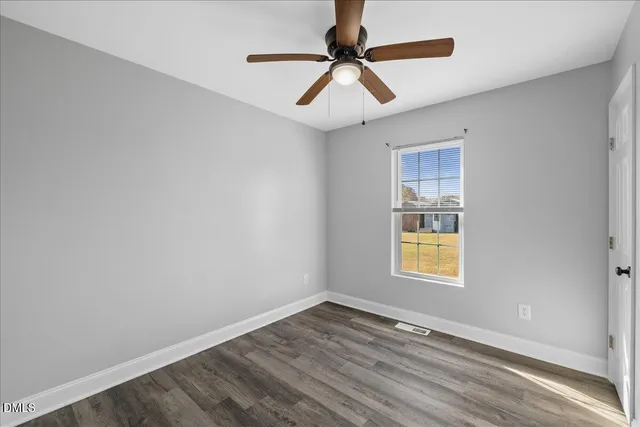 wooden floor in an empty room