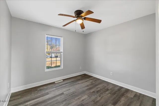 wooden floor in an empty room