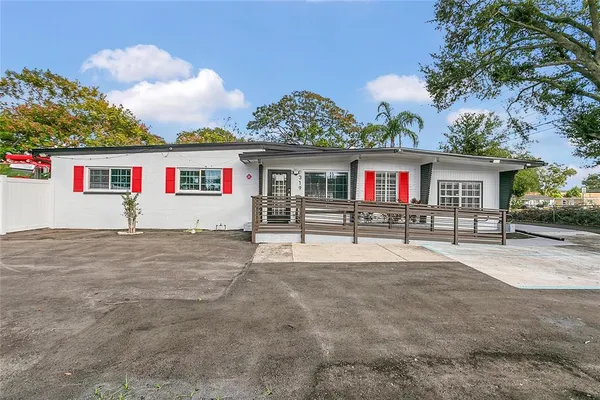 a view of an outdoor space and yard