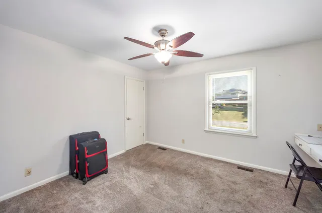 a view of workspace with a window