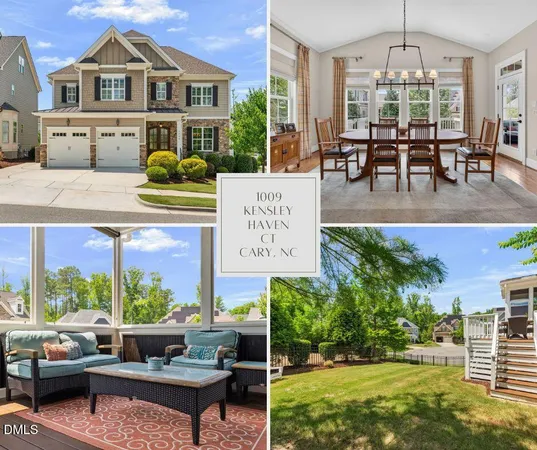 $1,135,000 | 1009 Kensley Haven Court, Cary, NC 27519