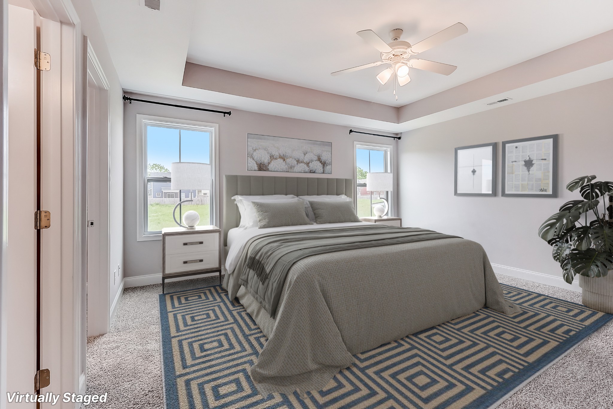 414 Andean Court Clarksville, TN 37040 - Photo 18 of 26 a bedroom with a bed and a chandelier