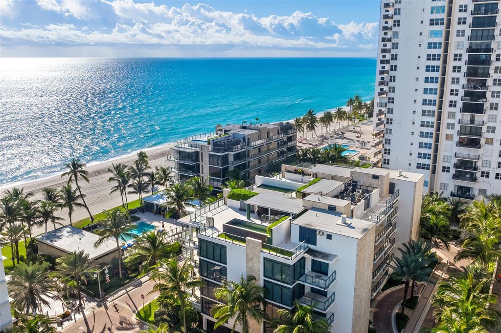 2101 South Surf Road, Unit 4C Hollywood, FL 33019 - Photo 42 of 55 a view of building with an ocean view