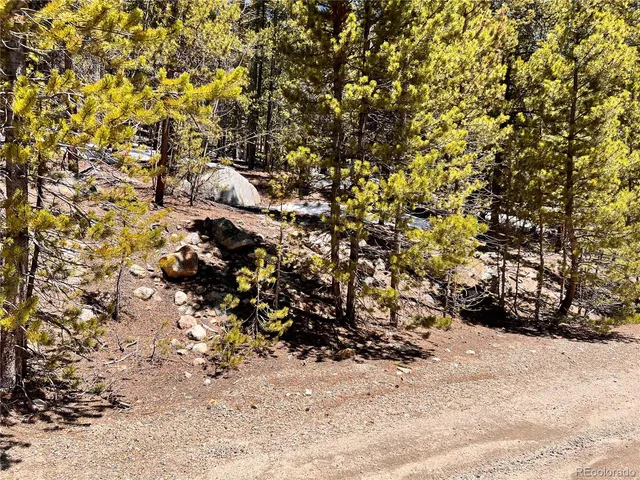 a view of a yard covered with snow in front of house