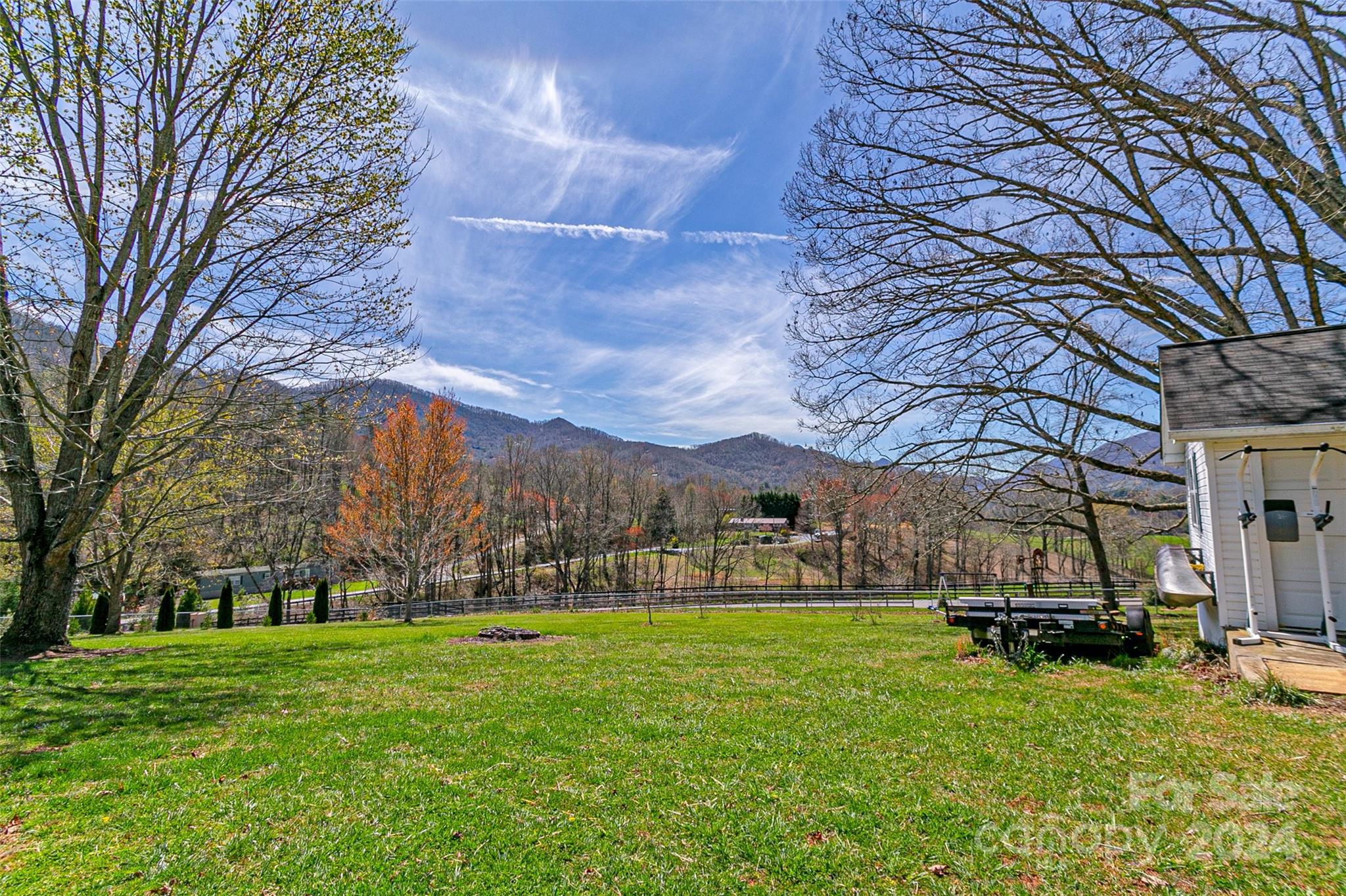 687 Newfound Road Leicester, NC 28748 - Photo 32 of 43 a view of yard with large trees