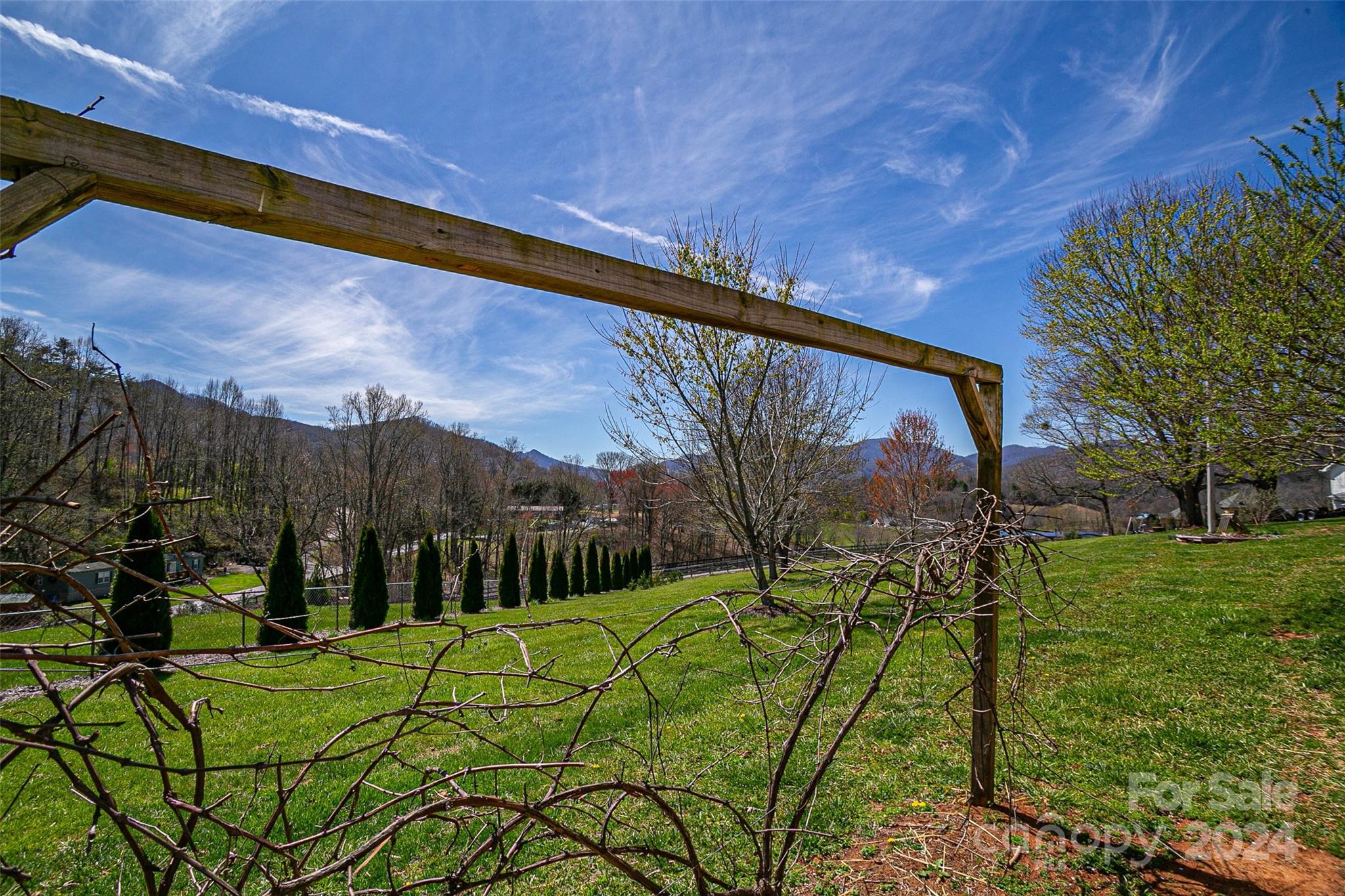 687 Newfound Road Leicester, NC 28748 - Photo 36 of 43 a view of outdoor space with garden