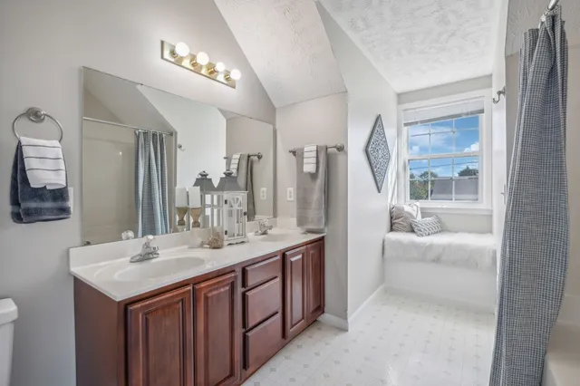 a view of a house with a deck