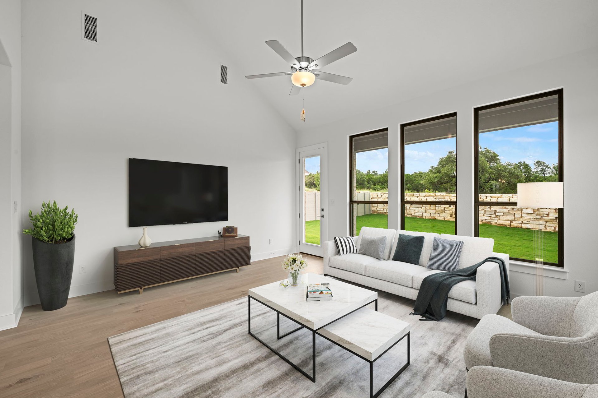 1149 Flying Cloud Trail Georgetown, TX 78628 - Photo 6 of 32 Open Concept Family Room - Virtually Staged