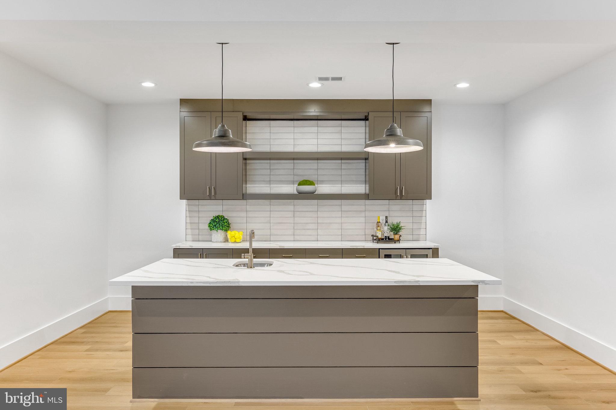 1111 Ingleside Avenue McLean, VA 22101 - Photo 76 of 99 Wet bar with Wine Cooler and Dishwasher