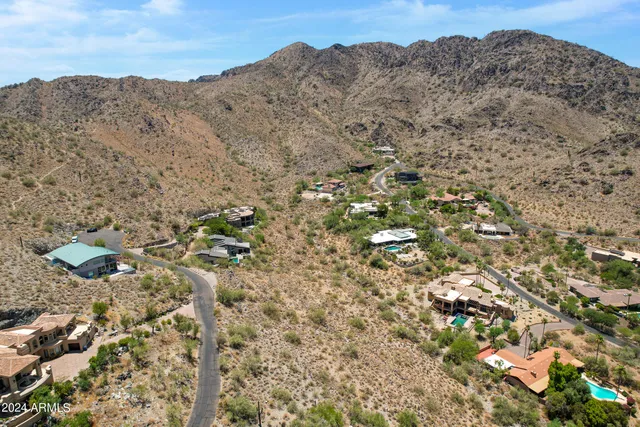 a view of mountains in the distance