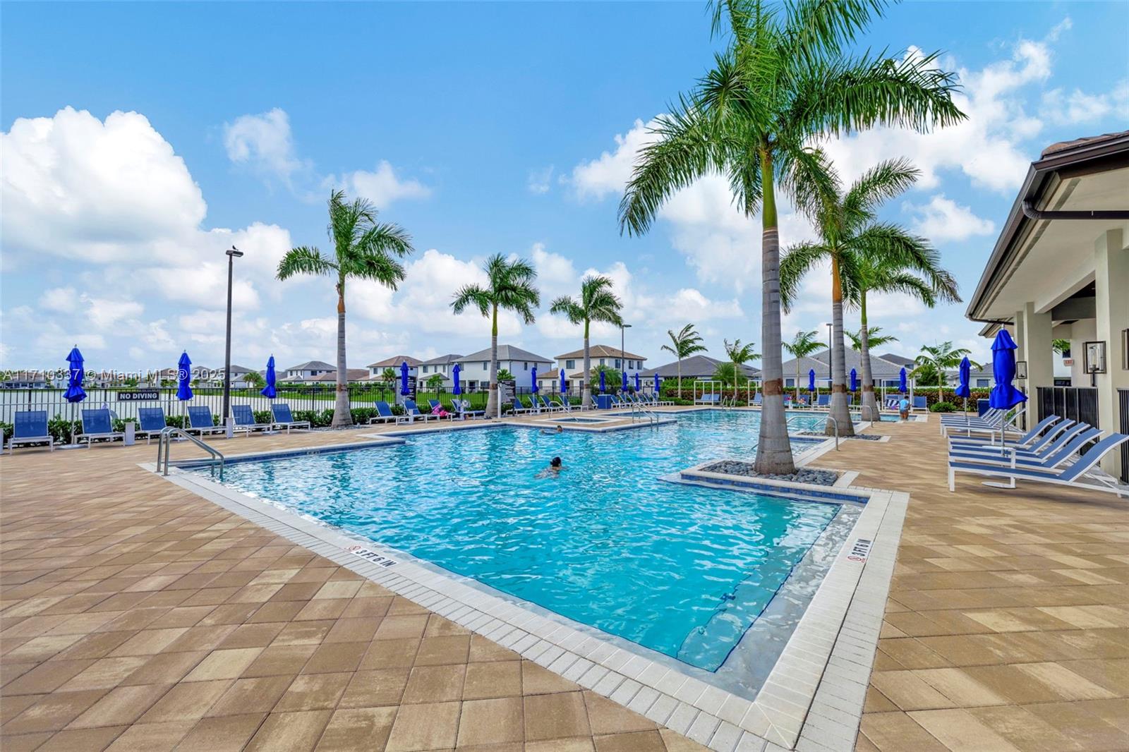 17473 Southwest 41st Street Miramar, FL 33029 - Photo 64 of 92 Giant Lap Pool overlooking the lake