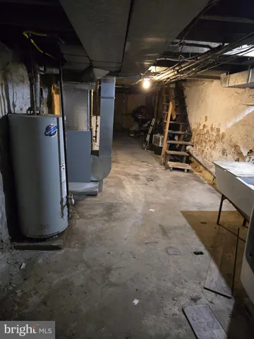 a view of a storage room