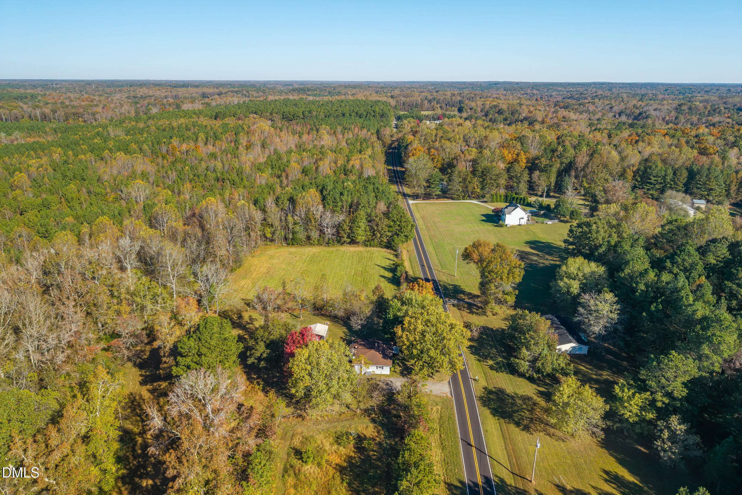 2707 Moorefields Road Hillsborough, NC 27278 - Photo 25 of 36 an aerial view of residential houses with outdoor space