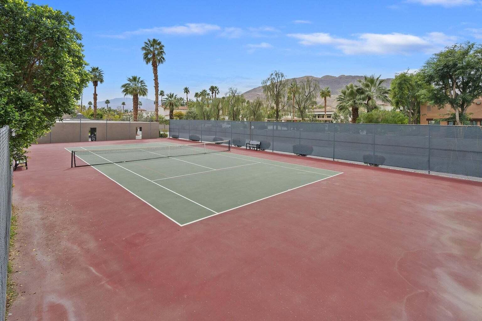 71861 Eleanora Lane Rancho Mirage, CA 92270 - Photo 20 of 22 a view of a tennis court