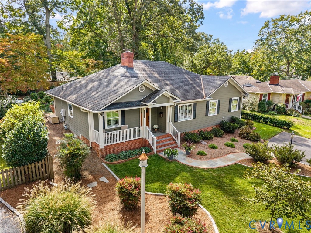 7723 Stuart Hall Road Henrico, VA 23229 - Photo 2 of 42 Siding exterior with contrasting shutters, covered