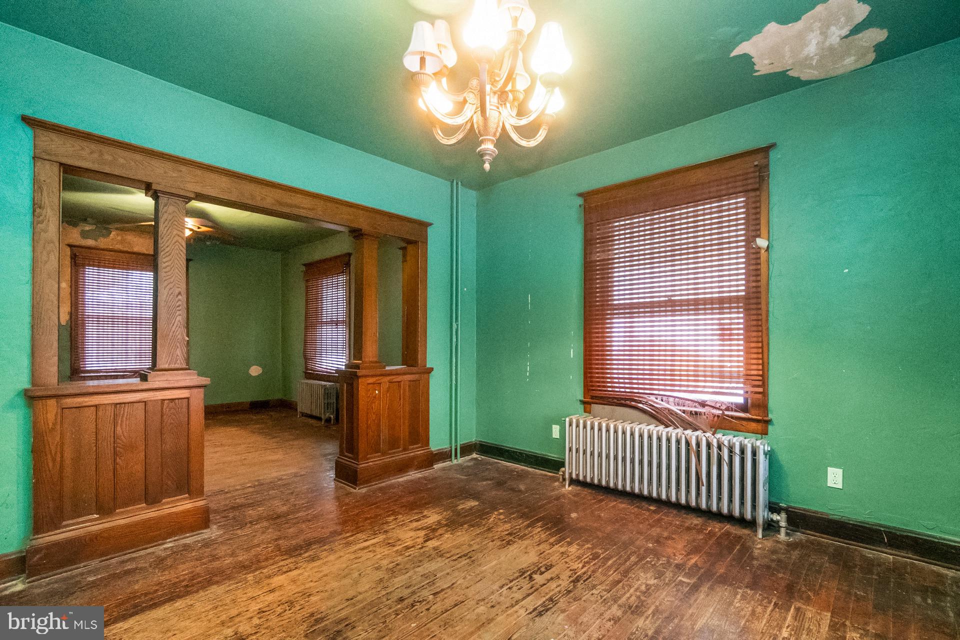 446 Williams Street Easton, PA 18042 - Photo 14 of 37 a view of a room with stairs and wooden floor