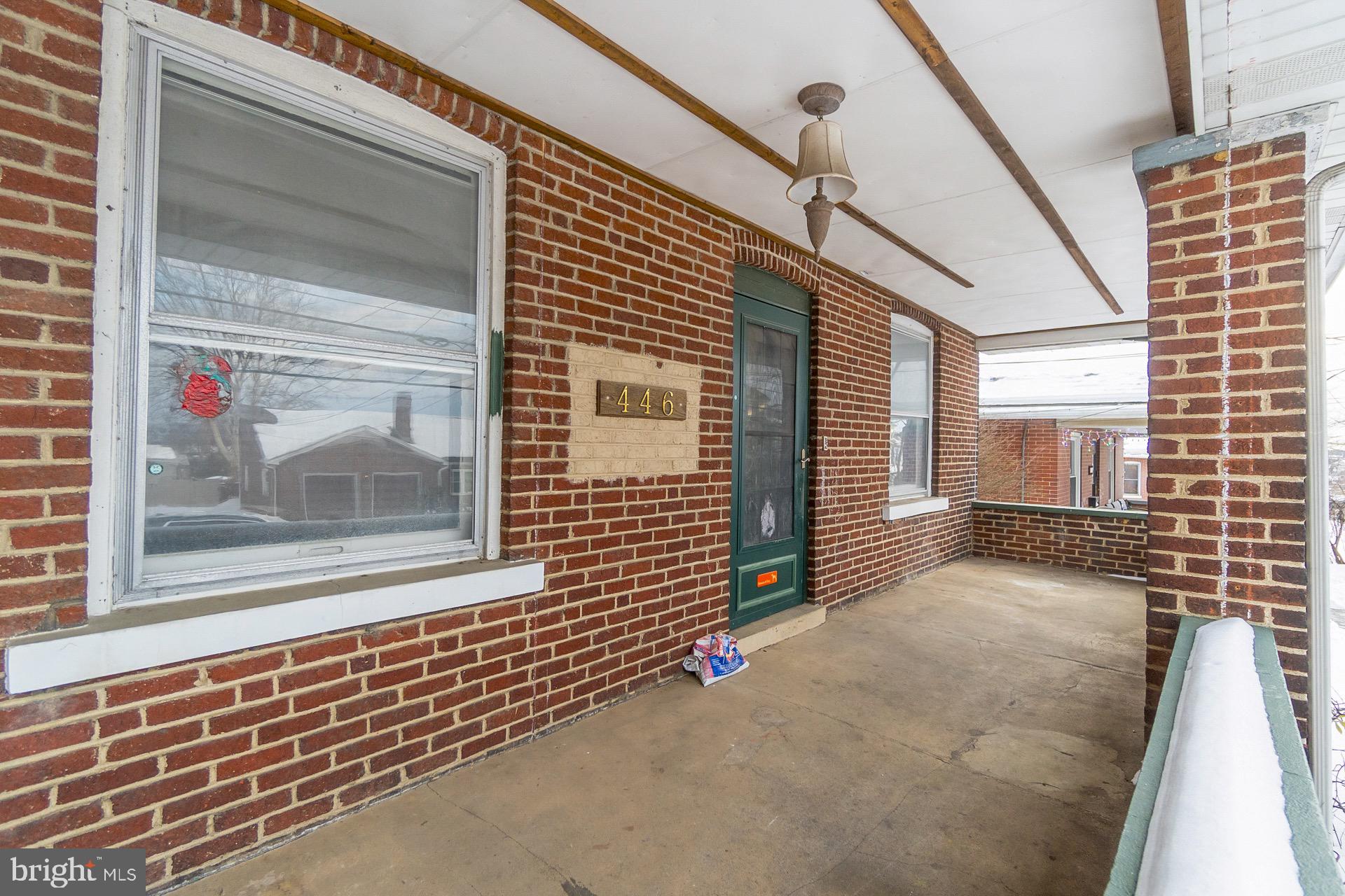 446 Williams Street Easton, PA 18042 - Photo 3 of 37 a view of a door of a house with a window