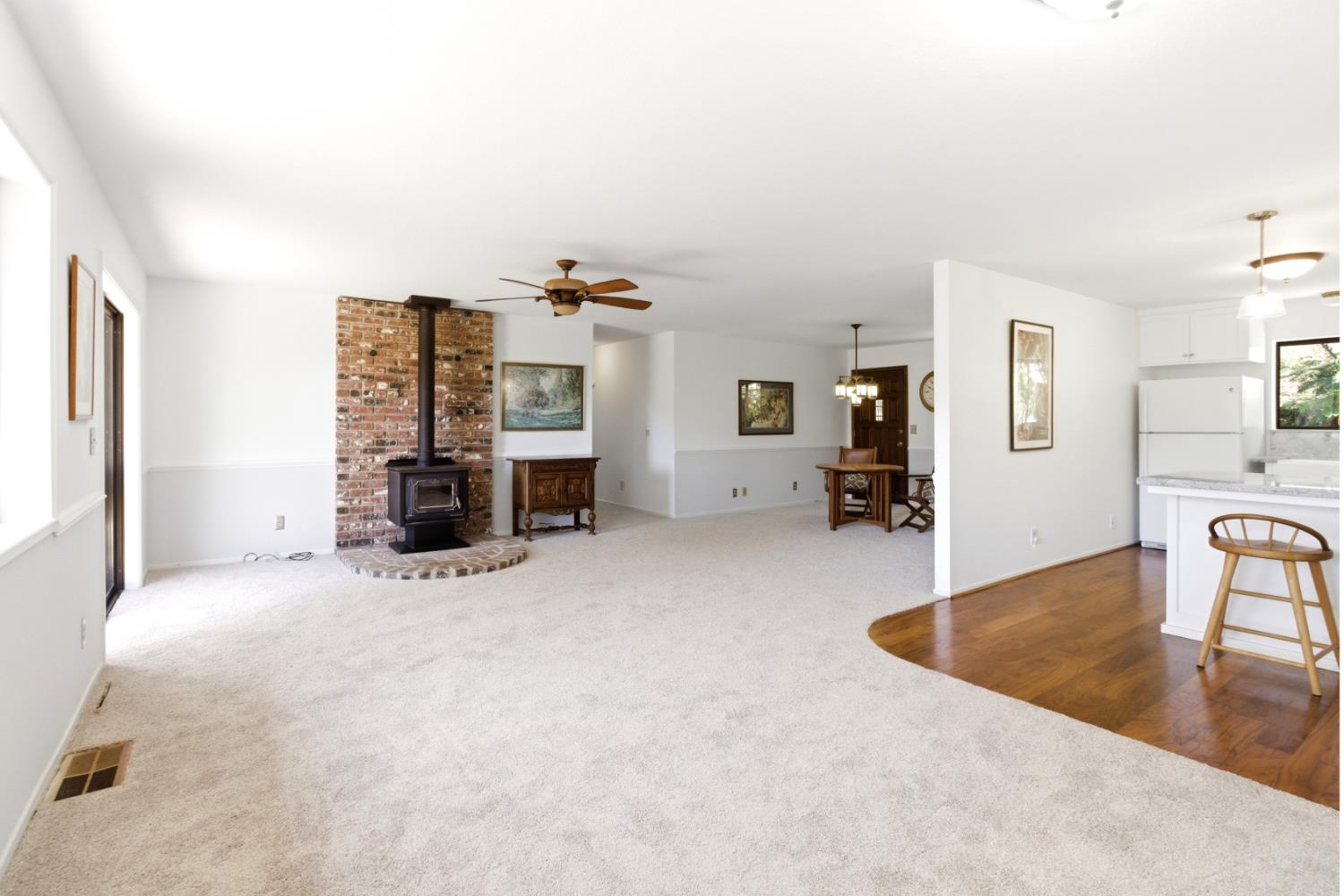 6060 Terras Path Placerville, CA 95667 - Photo 15 of 40 Living Room Showing Dining Room And Kitchen