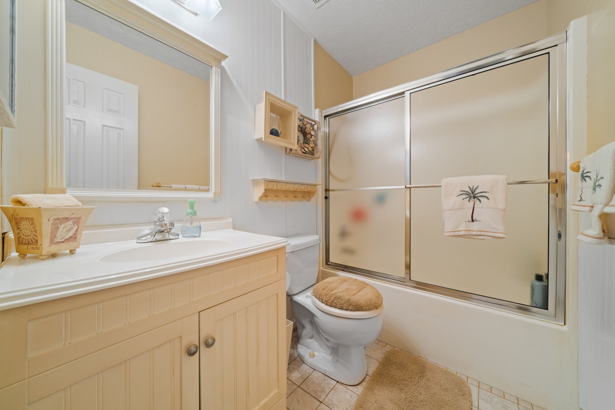 425 Fowler Ford Road Portland, TN 37148 - Photo 26 of 40 a bathroom with a granite countertop sink toilet and shower