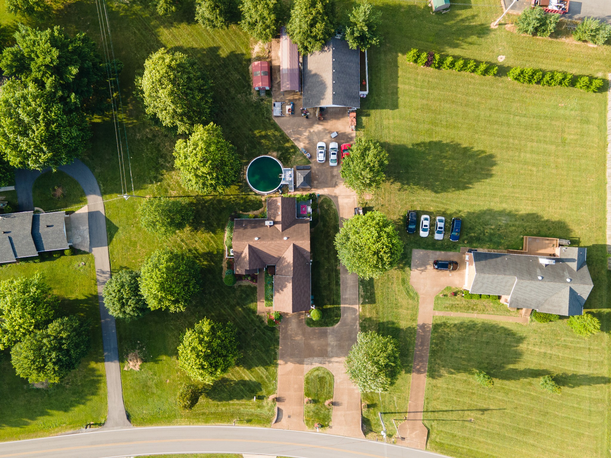 425 Fowler Ford Road Portland, TN 37148 - Photo 38 of 40 an aerial view of residential houses with yard