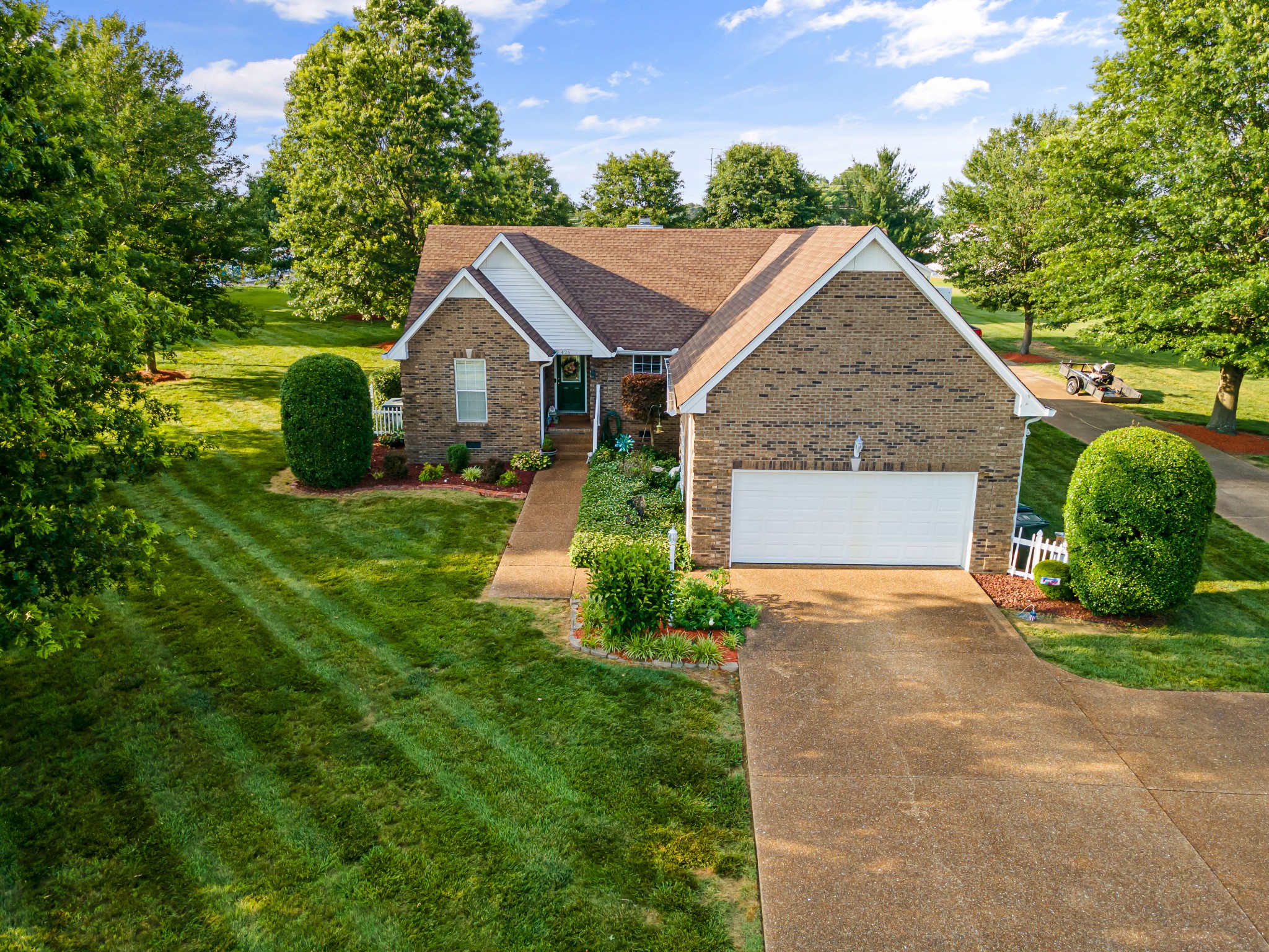 425 Fowler Ford Road Portland, TN 37148 - Photo 40 of 40 a aerial view of a house with yard and green space
