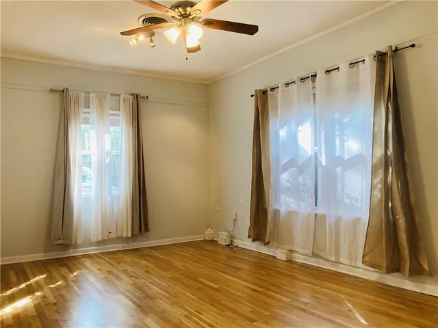 a view of a glass door with a view from deck