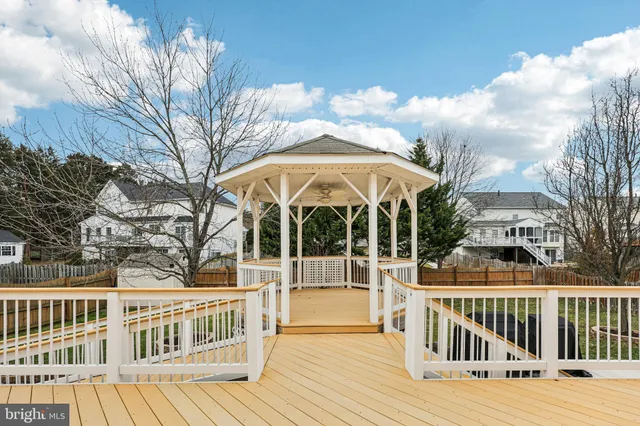 a view of a house with a deck